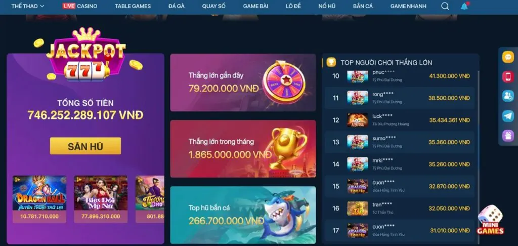 Thưởng Chào Mừng Thể Thao